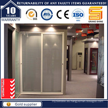 Interior / Exterior Patio Aluminio / Aluminio Puertas correderas de vidrio de seguridad